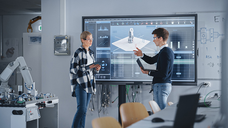 Program for Motion of Robotic Arm Education and Innovative Technologies